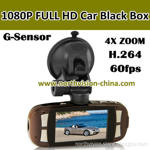 2.7 Inch G-Sensor H. 264 1080P Full HD Car Camera Recorder